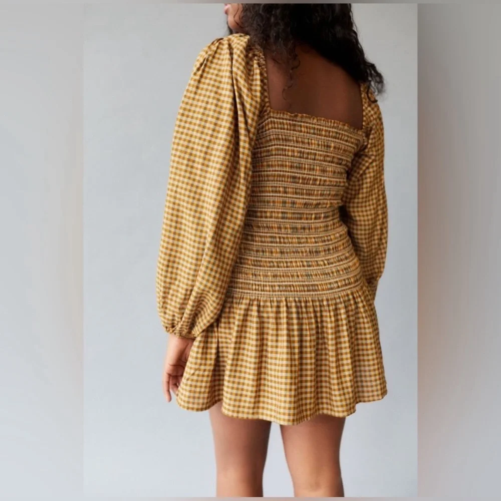 Urban Outfitters Smocked Mini Dress - Picture 3 of 4